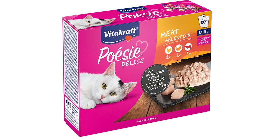 Vitakraft Poésie Delice in buste 6 x 85 g Pacco…
