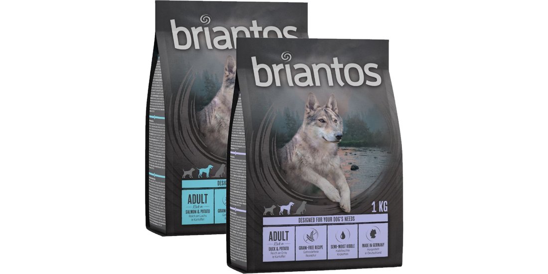 Set prova misto! 2 x 1 kg Briantos Crocchette…