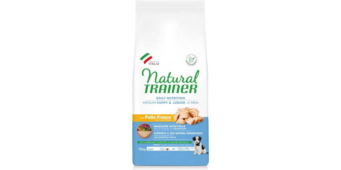 Natural Trainer Puppy & Junior Medium con Pollo…