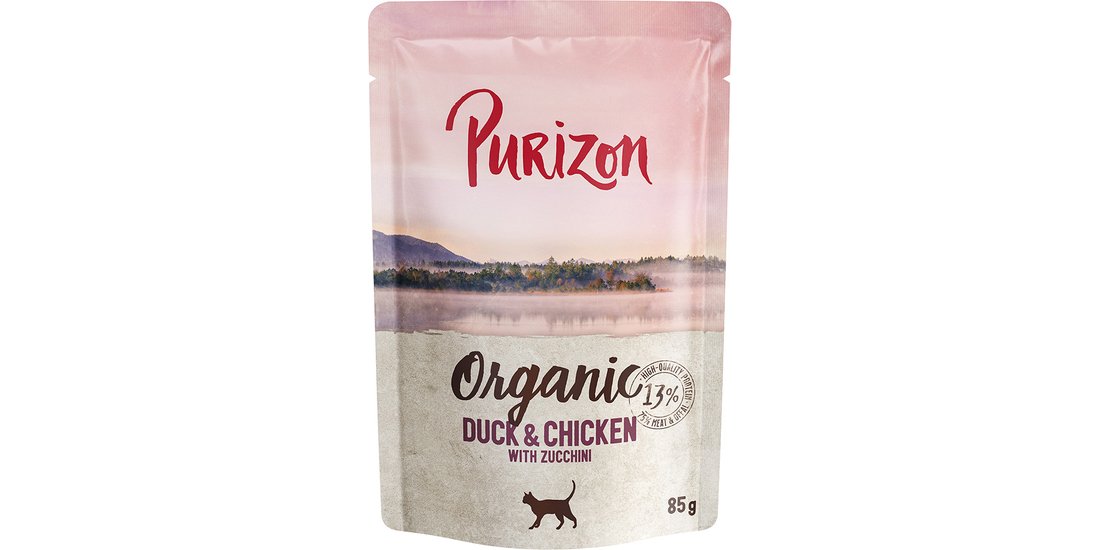 Purizon Organic 6 x 85 g – Anatra e Pollo con…