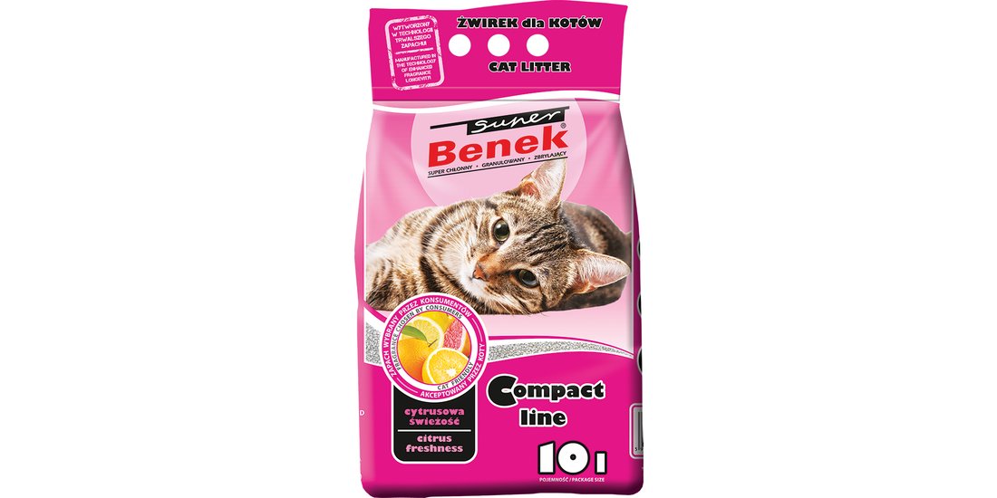 Lettiera Super Benek Compact Citrus Freshness…