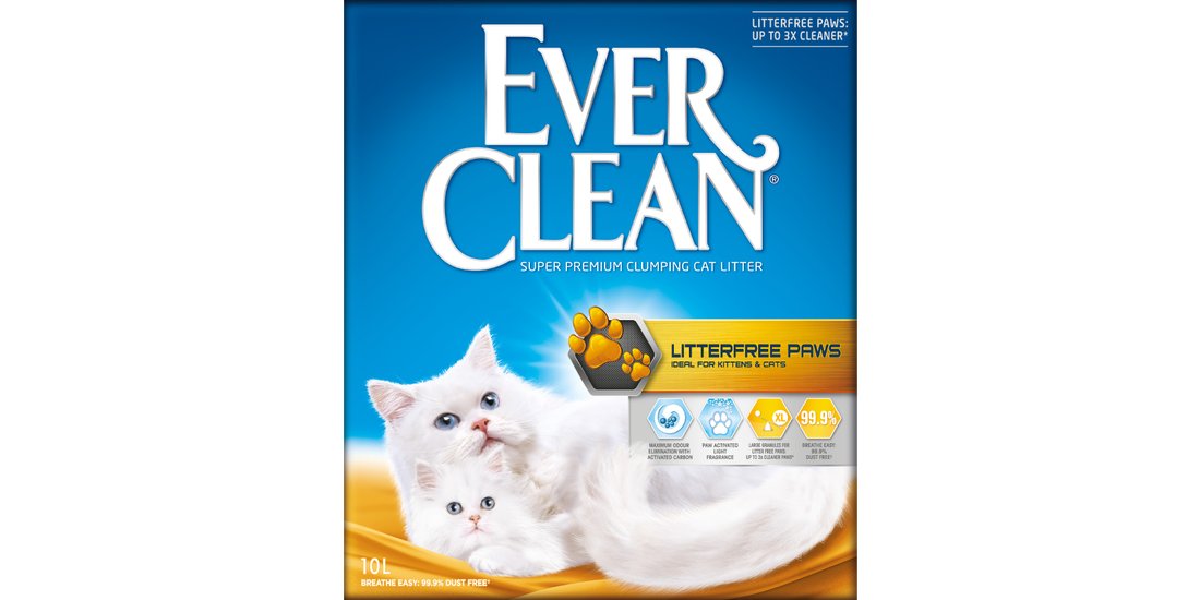 Lettiera Ever Clean Litterfree Paws – 10 L