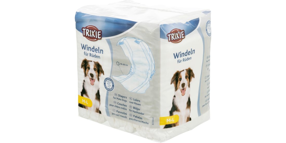 Trixie Pannolini a fascia per cani maschi – Tg…