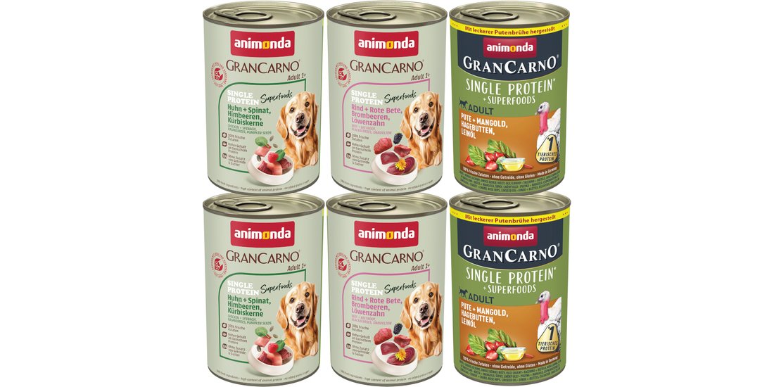 Set prova! animonda GranCarno Adult Superfoods…