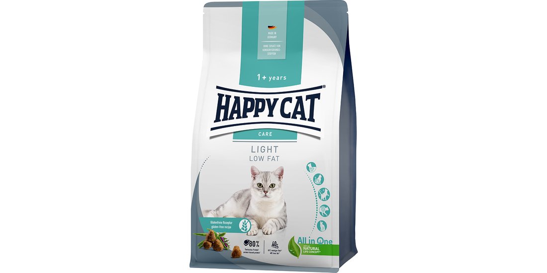 Happy Cat Care Adult Light Crocchette per gatto…