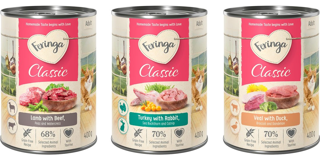 Feringa Classic Meat Menù 6 x 400 g Pacco misto…