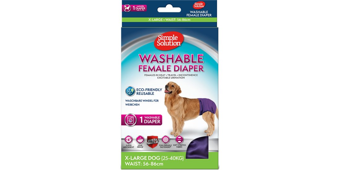 Pannolini lavabili Simple Solution per cani femmina…