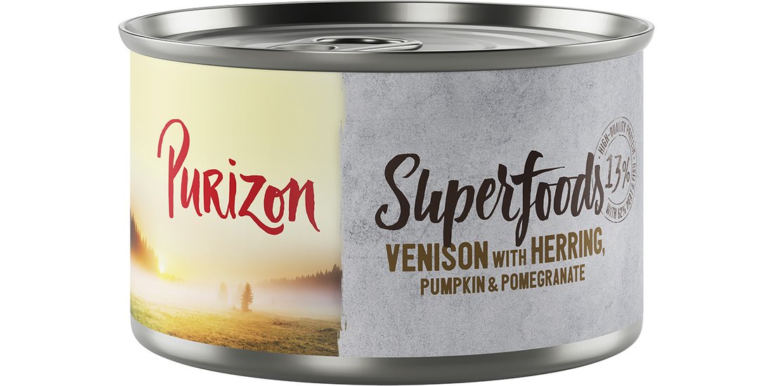 Purizon Superfoods 6 x 140 g – Selvaggina con…