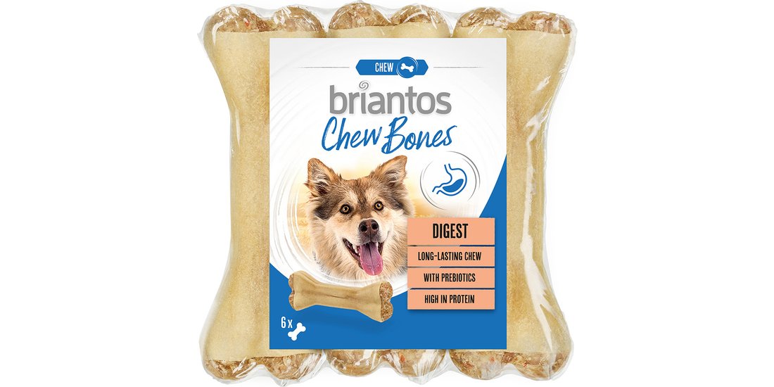Briantos Chew Bones Digest con Prebiotici Snack…