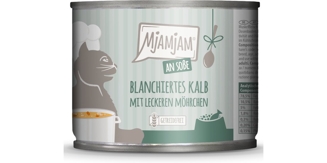 MjAMjAM in Salsa 6 x 185 g umido gatto – Vitello…