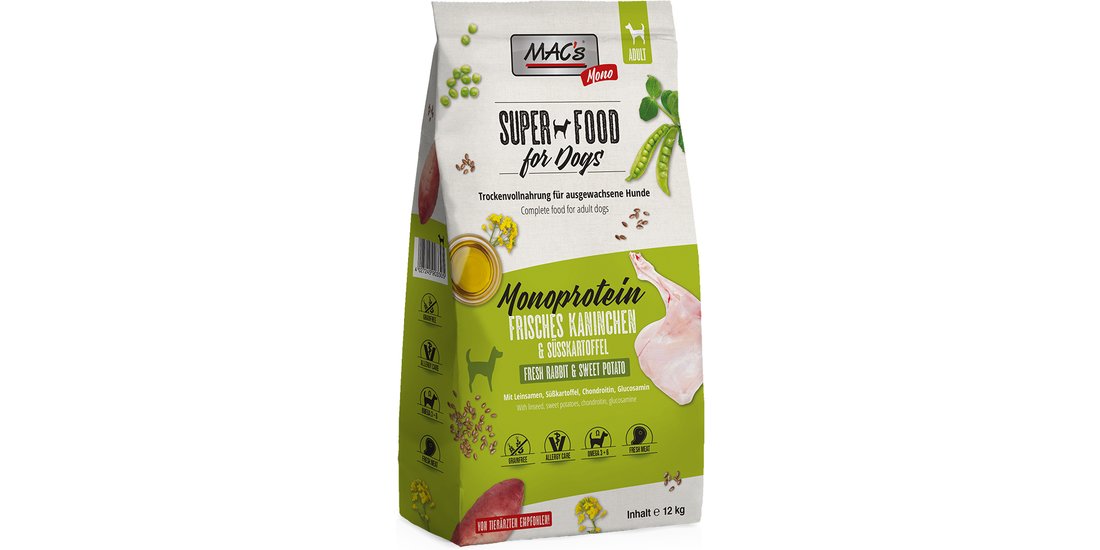 MAC’s Mono Coniglio Crocchette per cani – Set…