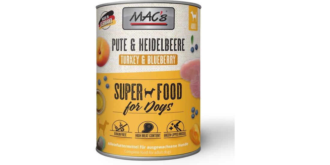 MAC’s Adult 6 x 800 g Umido per cane – Tacchino…