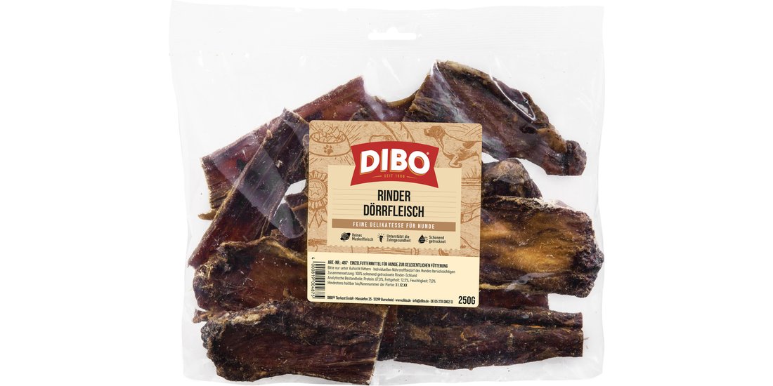 DIBO Carne di Manzo essiccata – 250 g