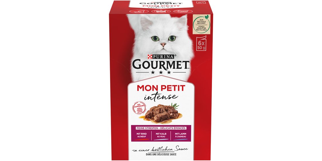 Gourmet Mon Petit 6 x 50 g Alimento umido per…