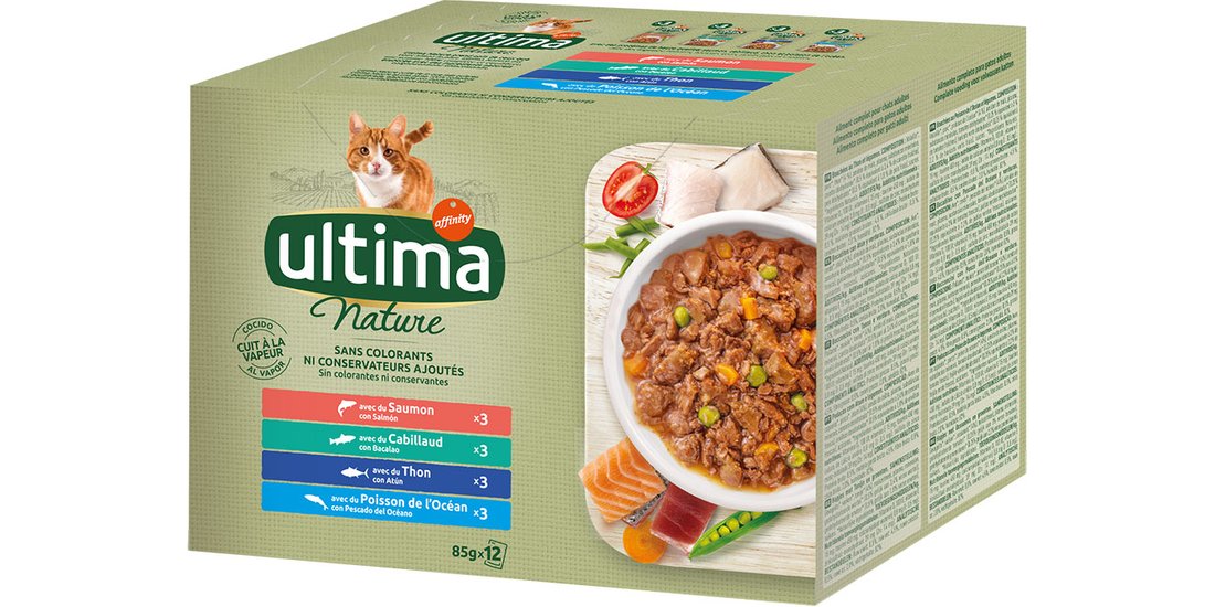 38 + 10 gratis! 48 x 85 g Ultima Cat – Selezione…
