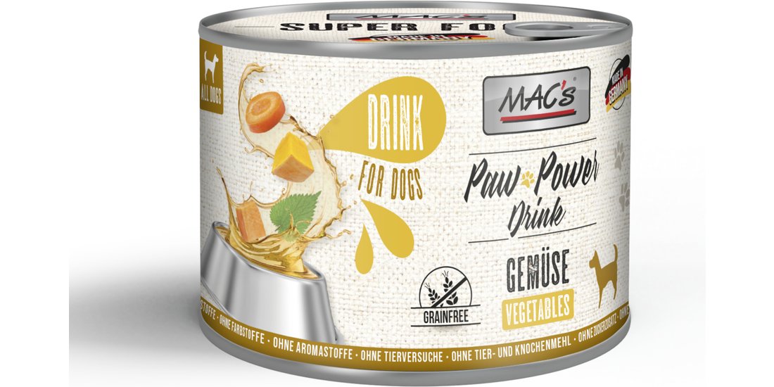 MAC’s Dog Paw Power Drink 6 x 185 g – Verdure