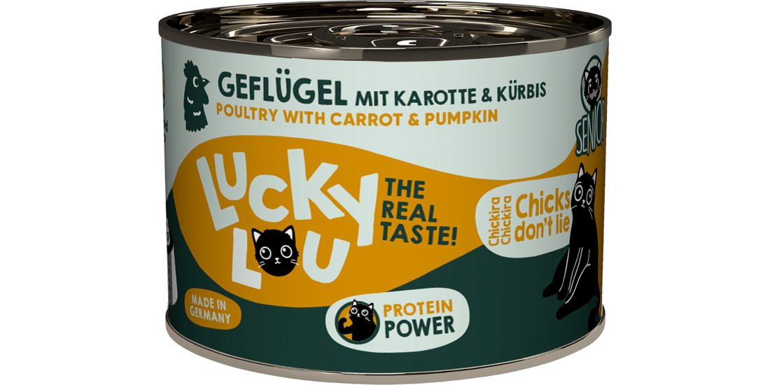 Lucky Lou Senior 24 x 200 g Alimento umido per…