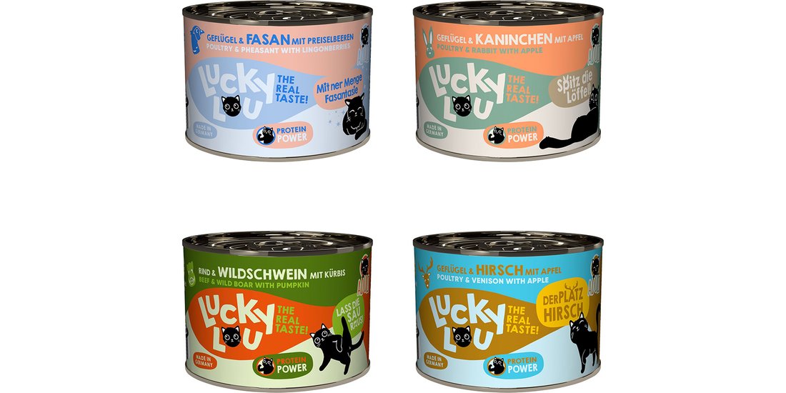 Set prova misto! Lucky Lou Adult 6 x 200 g umido…