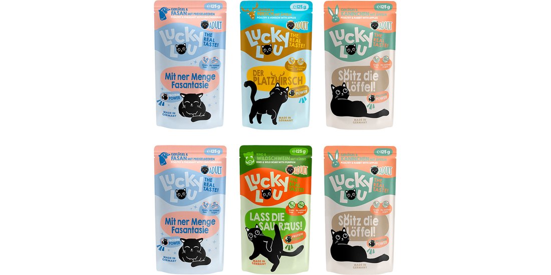 Set prova! Lucky Lou Adult Buste 6 x 125 g umido…