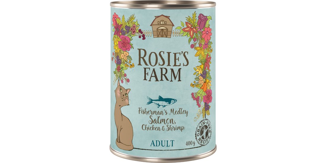 Rosie’s Farm Adult 12 x 400 g umido per gatti…