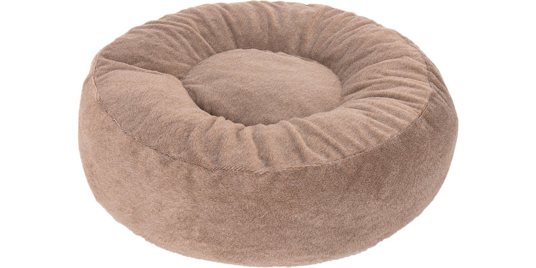 Letto per cani Fiocco – Fodera marrone Ø 65 cm…