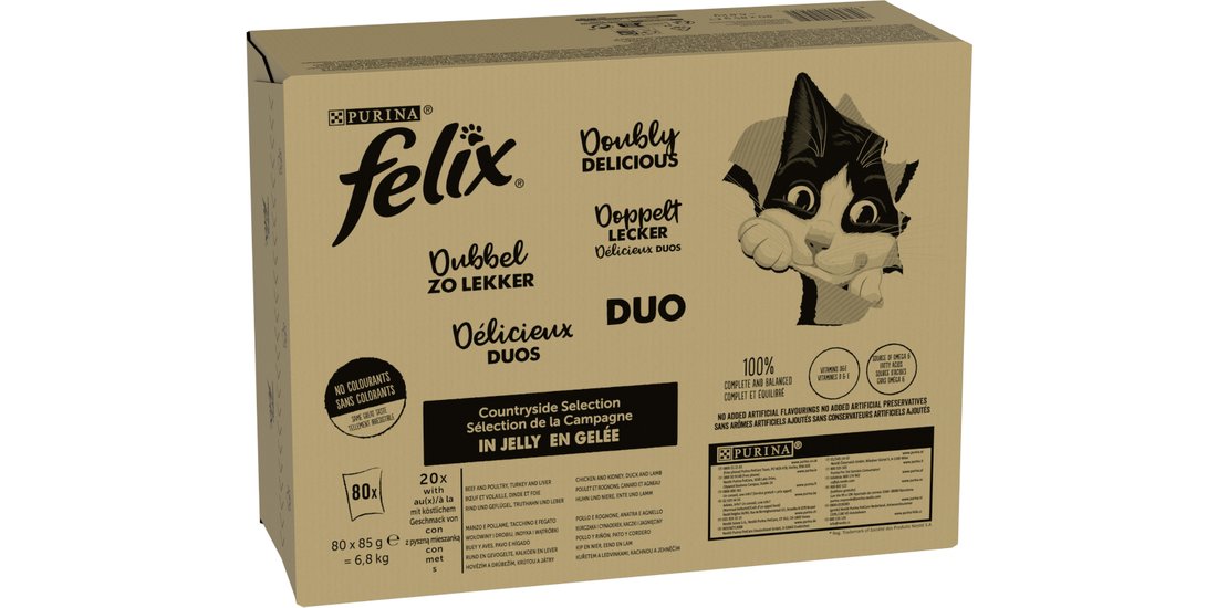 Felix Le Ghiottonerie in Gelatina 80 x 85 g umido…