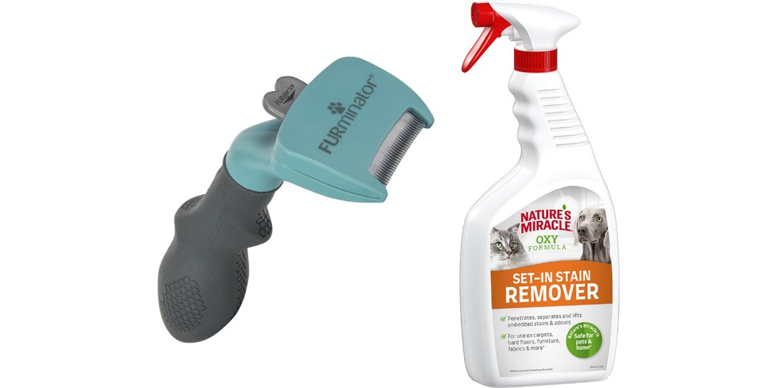 deShedding FURminator per gatti + Nature’s Miracle…