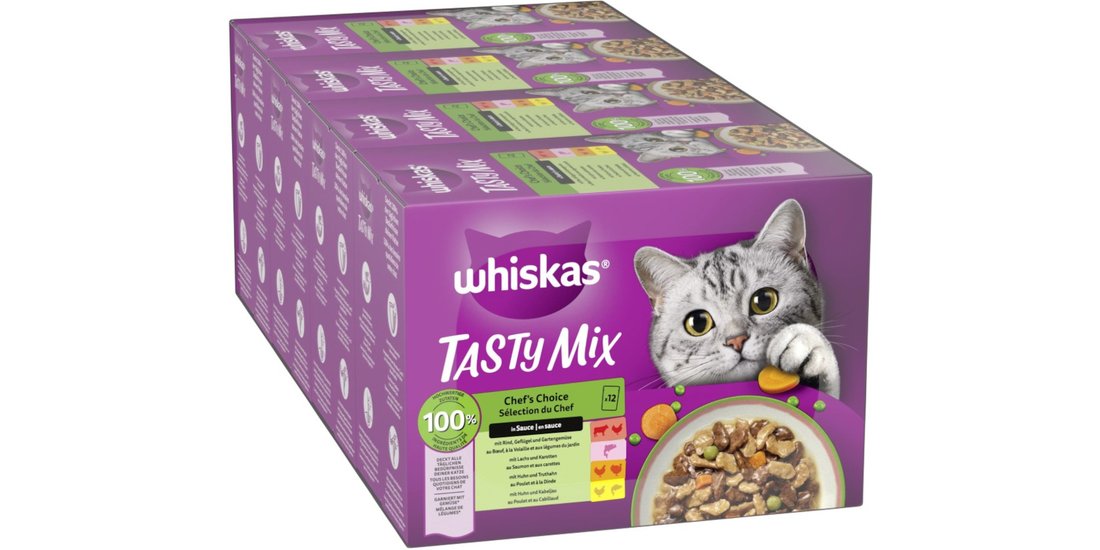 Whiskas Tasty Mix in buste Pacco misto 48 x 85…