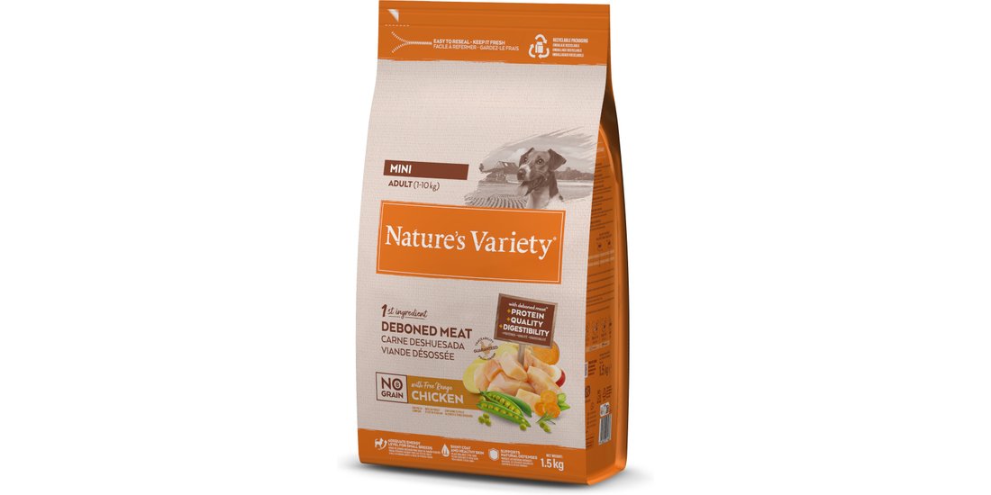 Nature’s Variety No Grain Adult Mini Pollo allevato…