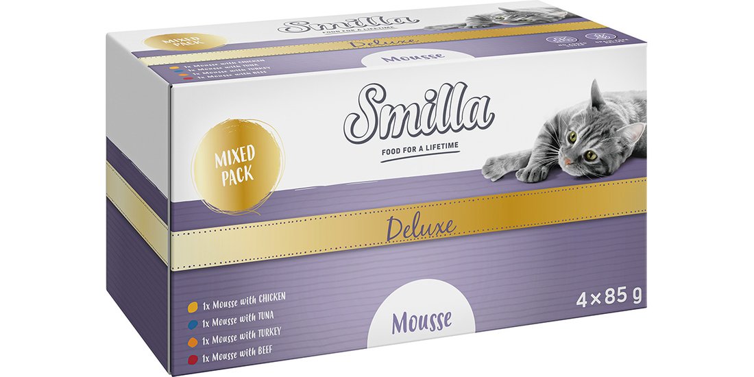 Smilla Deluxe Patè 12 x 85 g umido per gatto – …