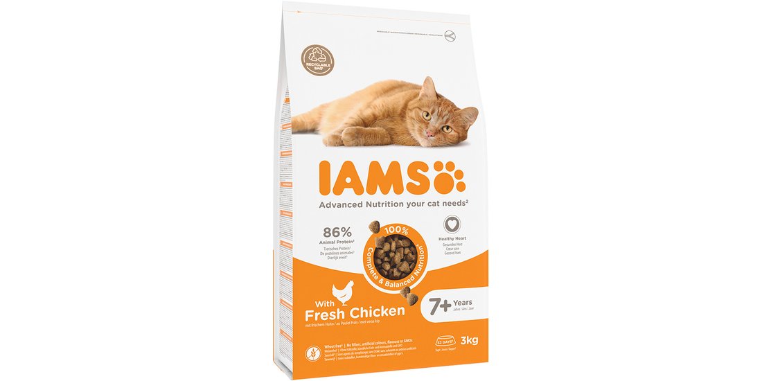 IAMS Advanced Nutrition Senior Cat 7+ con Pollo…