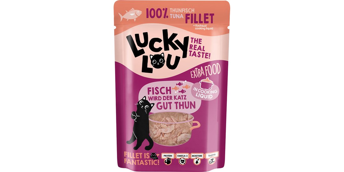 Lucky Lou Extra Food 12 x 70 g – Filetto di tonno…