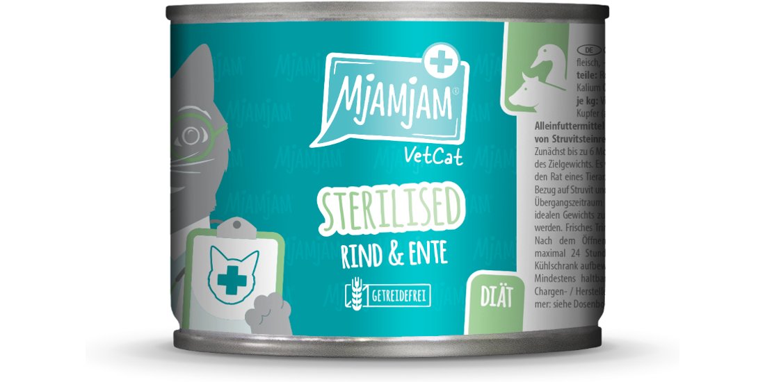 MjAMjAM VetCat Sterilized 6 x 200 g umido per…