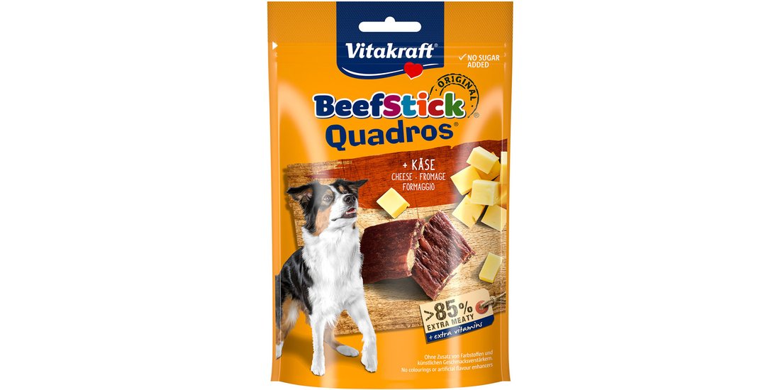 Multipack risparmio! Vitakraft Beef Stick Quadros…