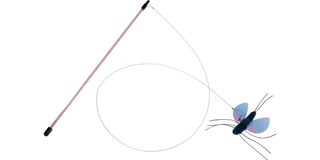 Canna da pesca libellula TIAKI per gatti – …