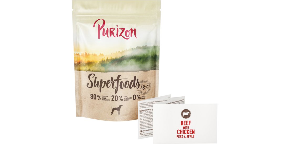 Purizon Superfoods con Manzo pollo piselli e …