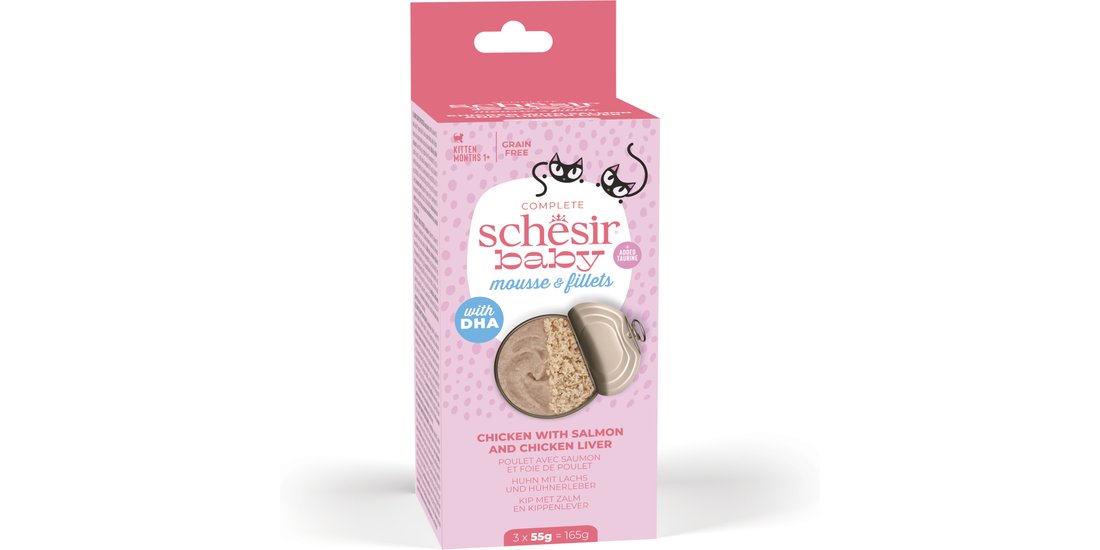 Schesir Baby 36 x 55 g Umido per gatto – Pollo…