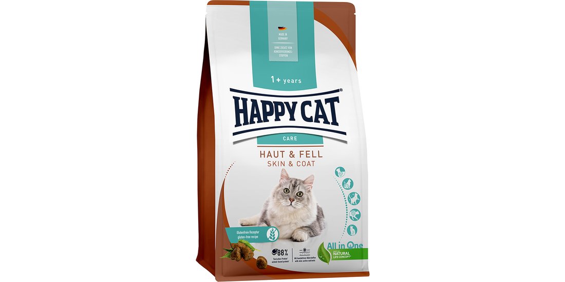 Happy Cat Care Skin & Coat – 4 kg