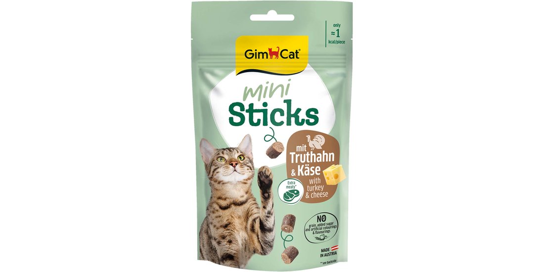 GimCat Mini Sticks 50 g – Tacchino & Formaggio…