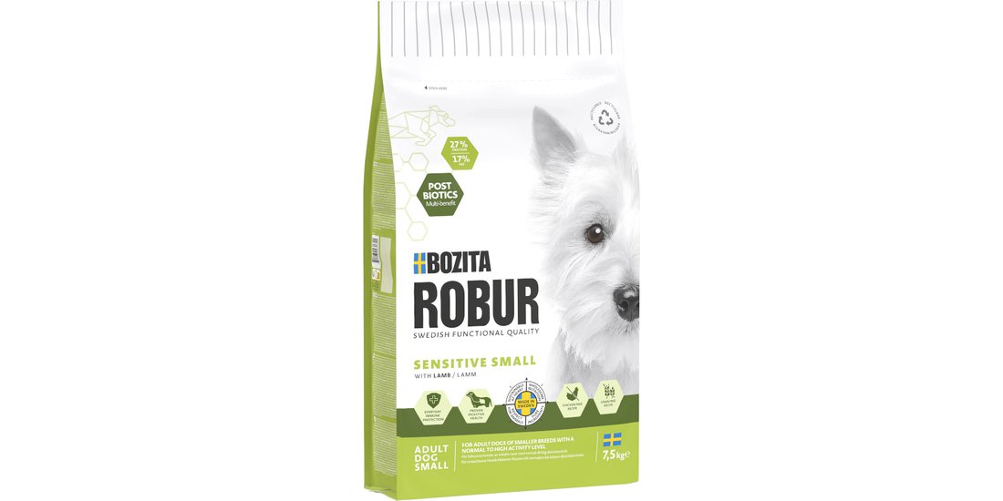 Bozita Robur Adult Small Breed Sensitive Agnello…