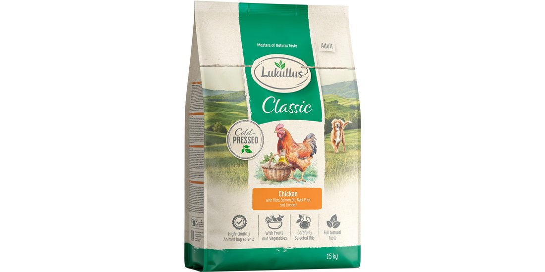 Lukullus Naturale pressato a freddo Pollo & Riso…