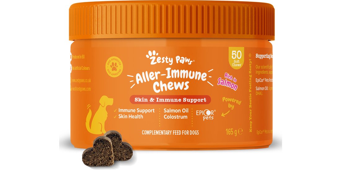 Zesty Paws Aller-Immune Chews Salmone – 50 pz