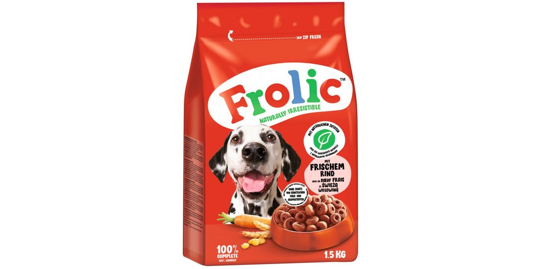 Frolic con Manzo carote e cereali Crocchette …