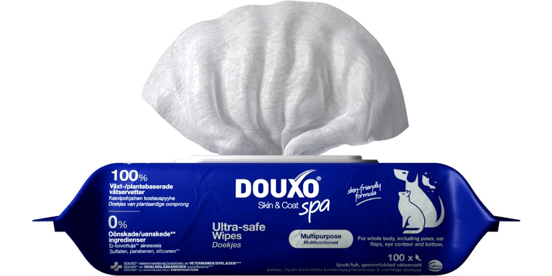 DOUXO Spa Skin & Coat Salviette Detergenti Multiuso…