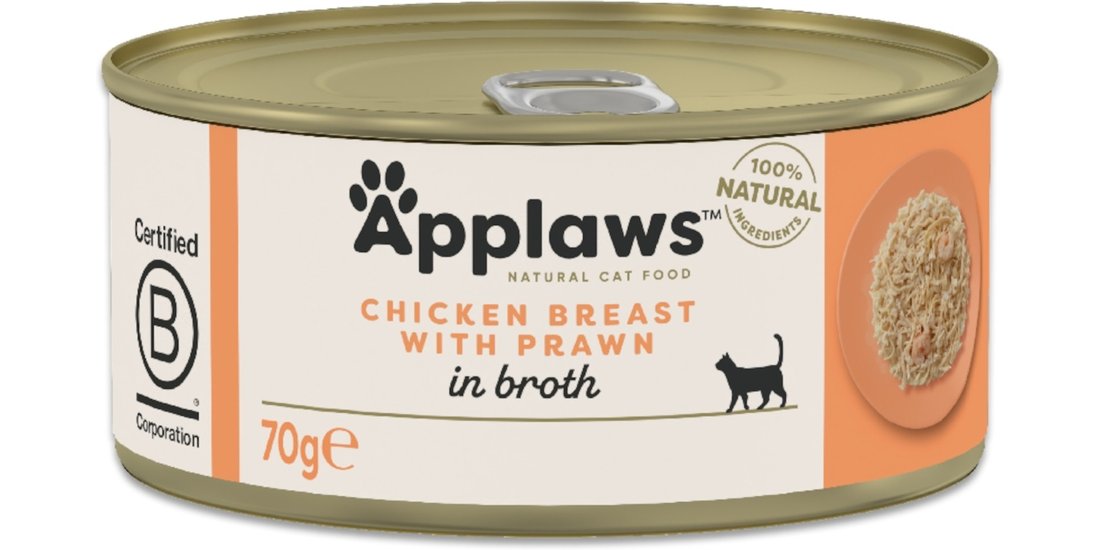Applaws in Brodo 6 x 70 g – Petto di Pollo con…
