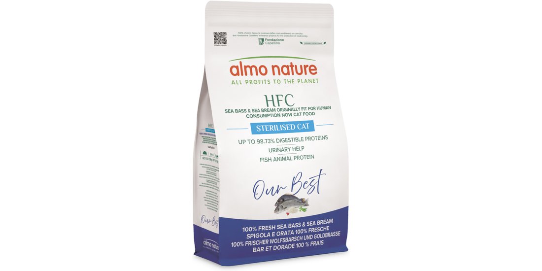 Almo Nature HFC Longevity Sterilised Spigola & …