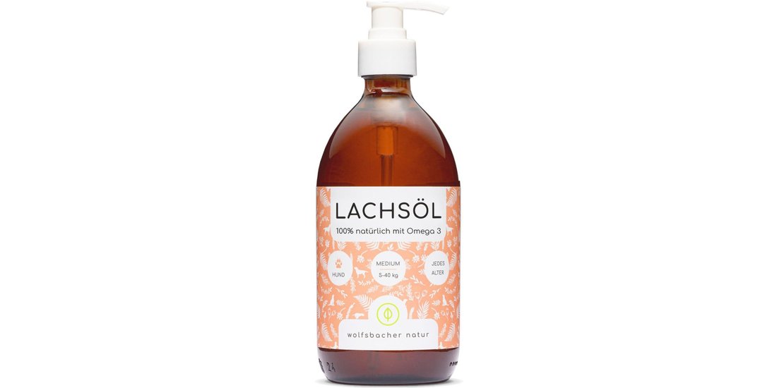 Wolfsbacher Natur Olio di salmone per cani – …