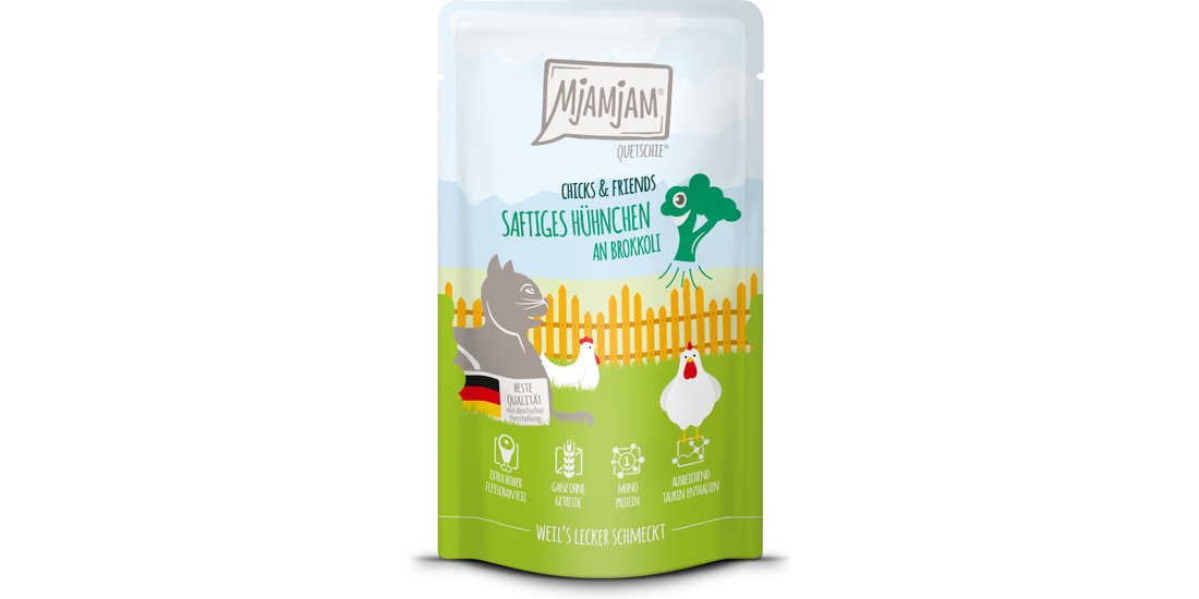 MjAMjAM Buste 24 x 125 g umido gatto – Chicks…