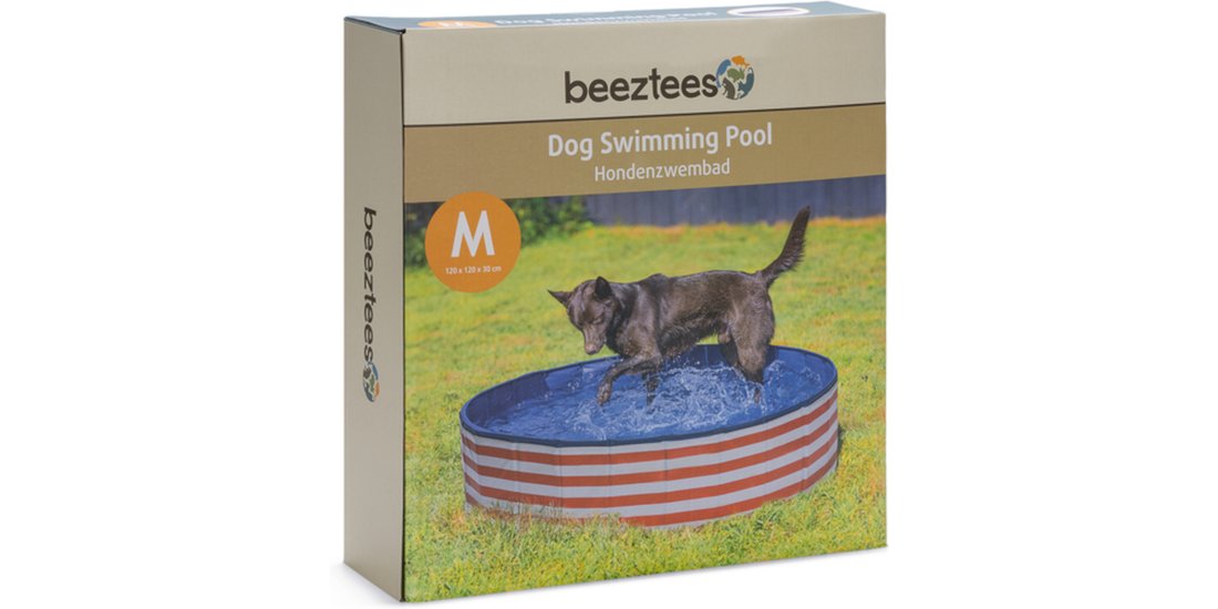 Beeztees Piscina per cani Doggy Dip rosso/bianco…