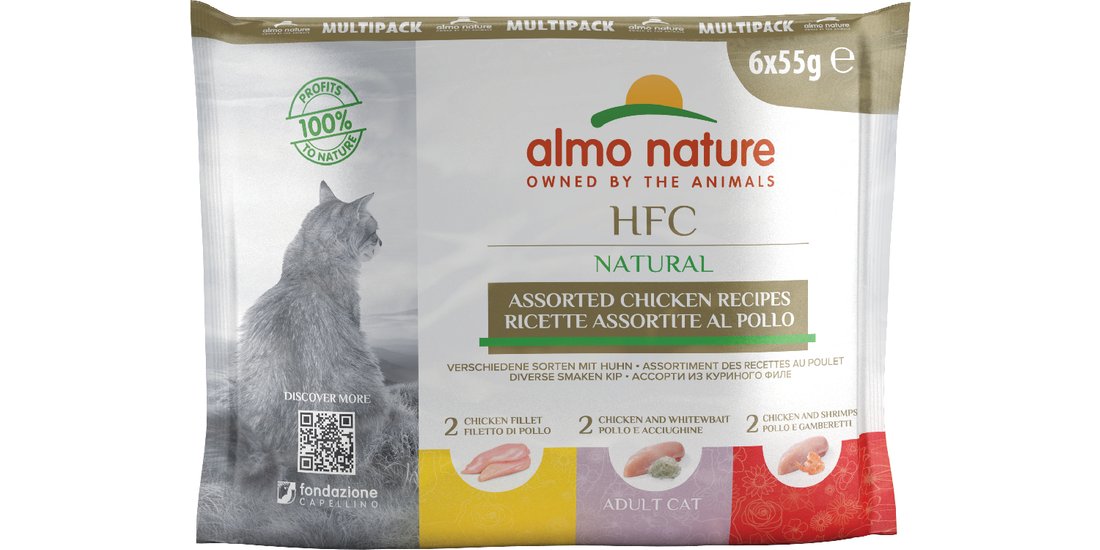 Almo Nature HFC Natural Buste 6 x 55 g Alimento…